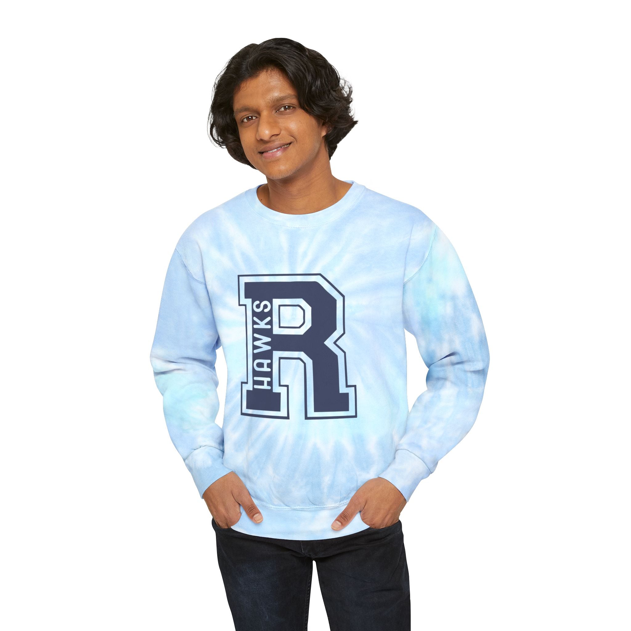 Chill Unisex Tie-Dye Sweatshirt, Cozy Apparel for Casual Days, Great for Gifts, Trendy Workout Sweatshirt, Vibrant Spring Style, [...]